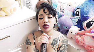 BBC dildo sloppy head