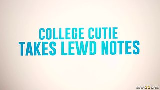 College Cutie Takes Lewd Notes With Kiara Lord, Danny D - Brazzers