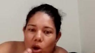 Wife deep throat