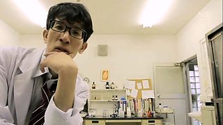 Amateur Asian College Teen Gives Blowjob