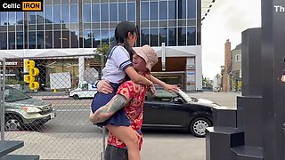 Fantastic Japanese Relishes Cum From Her Torrid White Man With Celtic Iron And Marica Hase