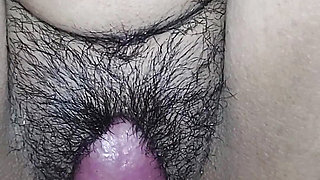 My boyfriend is so turned on that he comes in my ass