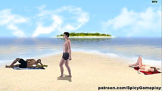 Adventures Of Willy D Wife Cheats Her Husband With Their Neighbor On The Beach Ep 28