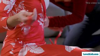 Stepmom Cory Chase eats stepdaughter's ass in hot lesbian rimjob