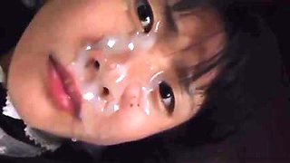 Intensive Japanese doll facial compilation 1.  (Censored)