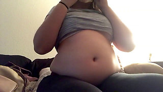 Belly rub, weight gain, massive
