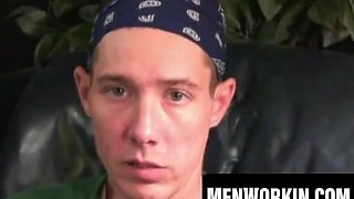 Bumder wolf flaunts figure and XXL pink cigar while fapping