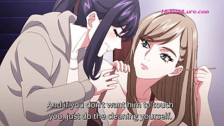 Kitchen Sex Tease: Momoka lets Ryota Finger her Tight Pussy After he Does All the Dishes - HENTAI 2025 (Subtitled)