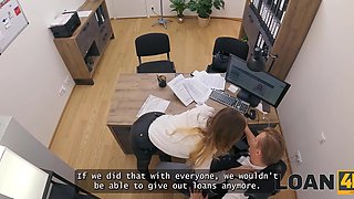 Czech Babe Seduces Clerk with Big Boobs in Office