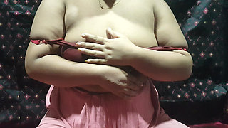 Desi Bhabi Big Tits Show. Boobs Playing