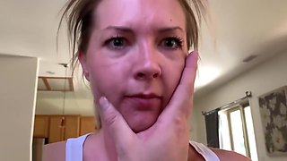 1st Time Amateur MILF Ashley Crying Face Fuck & Rough Pussy Fuck