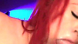 Huge Tits Tattooed Redhead Loves Seducing the Bar Man and Getting Pounded Over the Counter