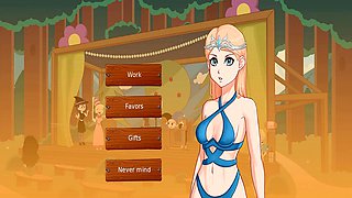 Summertime saga, nanpa beach, camp mourning wood