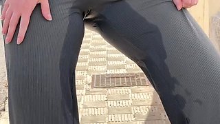 Emma Voyeur Crazy Public Pee Wet Pants Outdoor POV HD