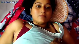 Desi Bhabhi Pussy Fucking Fun with Hindi Dirty Talk - Big Boobs Action