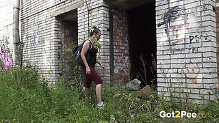 After workout pee by Got 2 Pee where girls come to piss