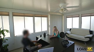 LOAN4K. This blondie pussy enjoys hidden cam
