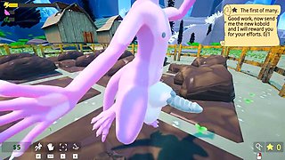 Furry anime action with Kappy Kuu in an nsfw game