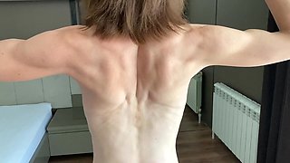 Muscular Back & Biceps of Mistress Mary