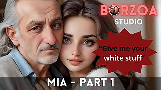 Mia - Horny Grandpa Fucks Young Turkish Virgin Teen - 3D Hentai Animation