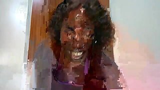 Just a Sweet Black Girl Rubbing Her Pussy