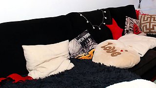 Petite small tit babe with perfect pussy masturbates