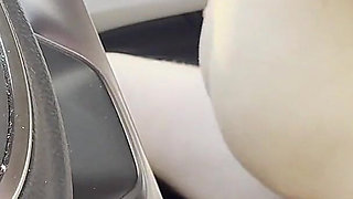 Romantic Car Sex with Asian Teen and Big Creampie