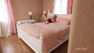 Beautiful busty mom solo adult crazy video