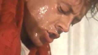 Vintage Gaping, Pussy Eating and Anal Fuck on Top of Giant Dicks