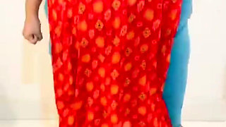 Indian Desi Girl Training in Front of Step Brother