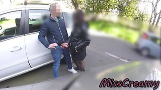 Amateur Teacher Miss Creamy Public Blowjob Swallow Caught Outdoor Risk Flash