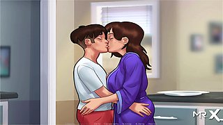 Summertime saga - Mature Mom Loves Jerking off My Cock E1 # 51