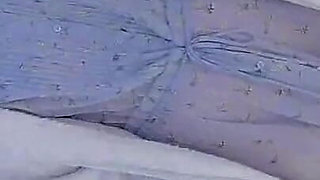 Chu Married Woman Training Mayu No73 Aquarium Exposure Date in a Nude Sheer Dress