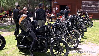 Anna Polina In Biker Ready For A Hardcore Anal And Dp Fucking