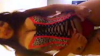 Big-Titted Indian Girl Masturbates on Webcam