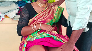 Cheating Housewife sucking step brother