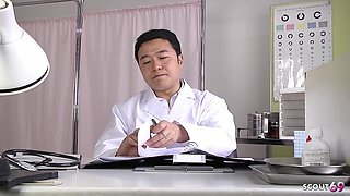 Petite Asian Nurse Tricked to Old Young Double Creampie Fuck in Japan Hospital in Uncensored Porn