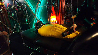 Mummified Slave Is Milked Dry!
