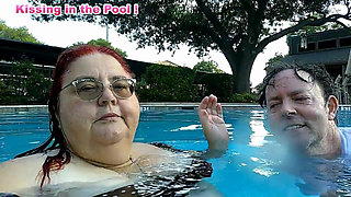 Nurse Vicki and Handsome Harry Are Having Fun Kissing in the Pool!