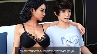 Morning Sex Between Hot Stepmom and Her Sweet Stepson