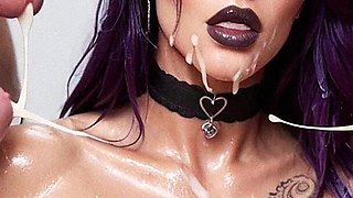 Mia and Jake Sex in Bukkake Party. Blonde Curvy Woman with Big Tits, Big Dick, Creampie, Cumshot, Gangbang, Bukkake