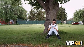 Watch Nicole Wonder seduce and please her boy toy in this steamy piecing video