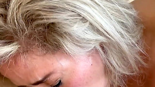 Busty South African MILF Sucks Dick Passionately