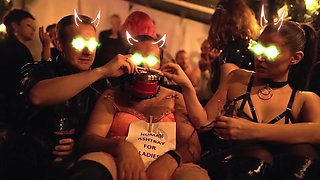 Alluring spic coquette mind-blowing 3some video