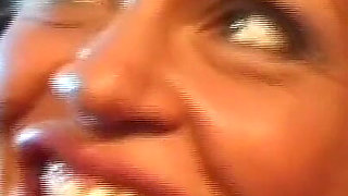 Double Penetration and Cumshot in Ass and Mouth for Sexy MILF with Hairy Pussy