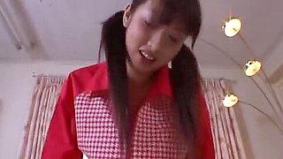 Amateur Asian teen 18+ gets pov facial during hot sex session
