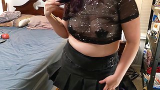 Hotwife Getting Excited Dancing Before a Date