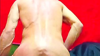 Fucking on dildo
