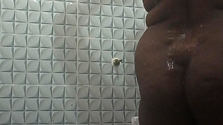 Adorable desi girl caught bathing in shower