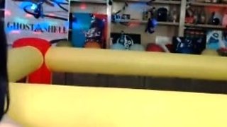 Hot amateur teen butt plug solo play